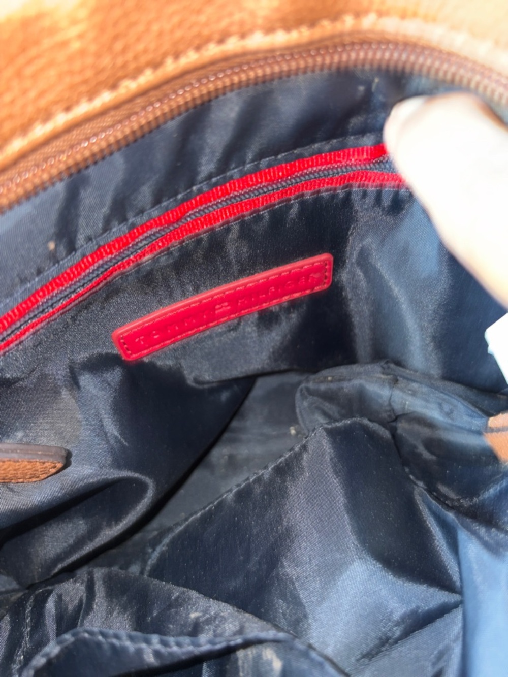Tommy Hilfiger Crossbody Monogram Bag Top Zip Small Preppy Concert Travel - Picture 4 of 5